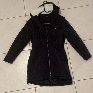 Navy winter coat